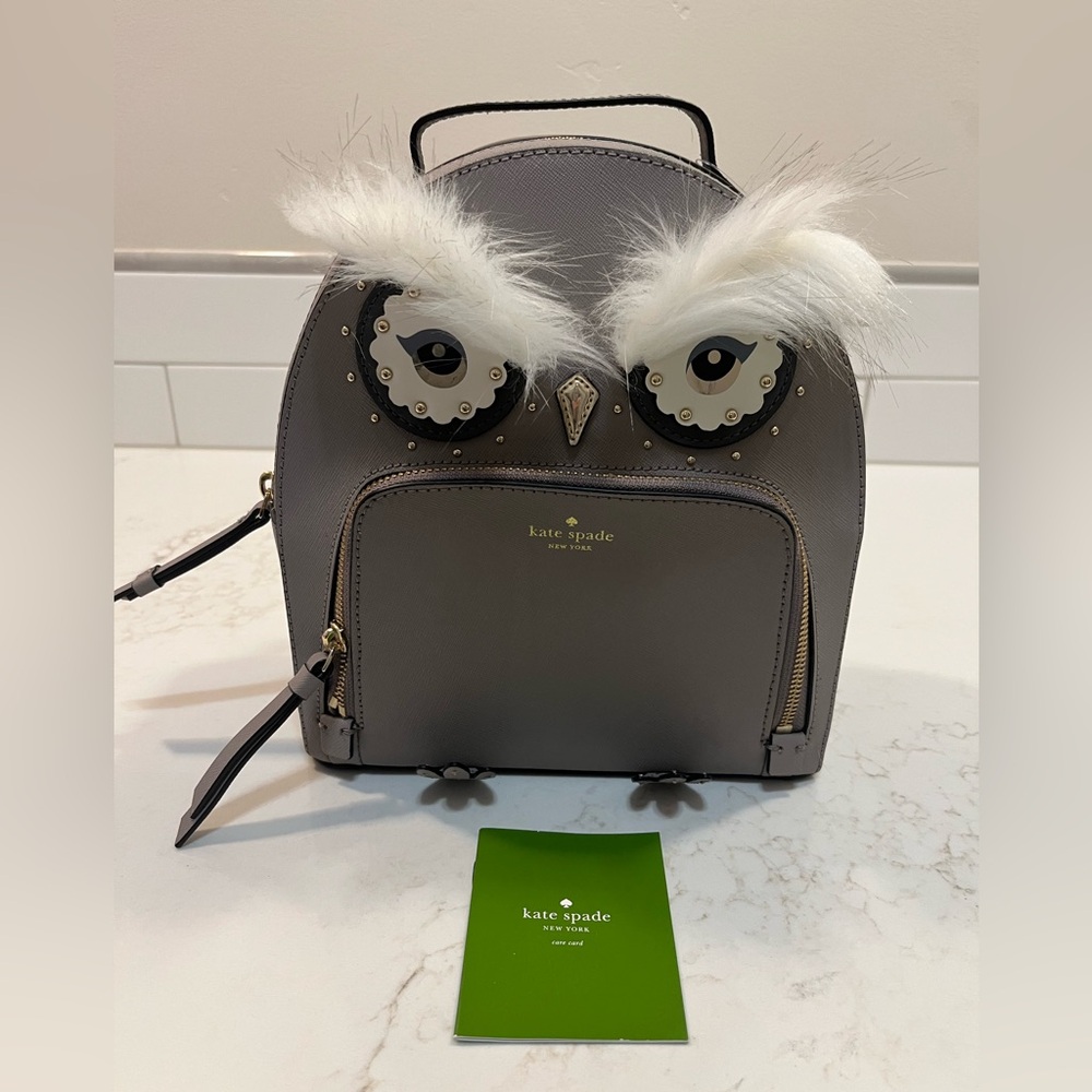Kate Spade Star Bright Owl Tomi Backpack/Purse NWT